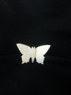 "Silver Fjärilar" ring borstat