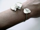 "Vita Orkidéer" armband