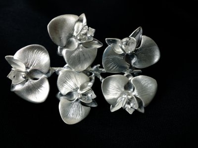 "Vita  Orkidéer" ring